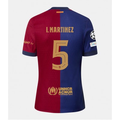 Fotbalové Dres Barcelona Inigo Martinez #5 Domácí 2024-25 Krátký Rukáv Fotbalové Dres Barcelona Inigo Martinez #5 Domácí 2024-25 Krátký Rukáv